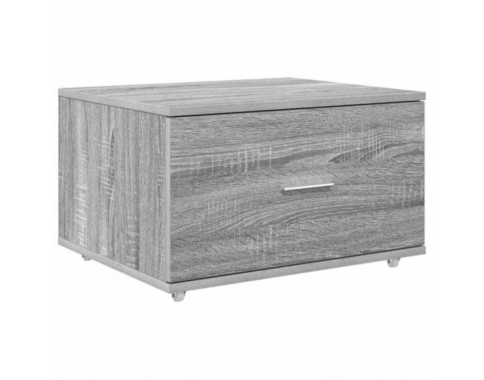 Sonata H Чекмеджетен шкаф с колело Сив 55 x 45 x 33.5 см Инженерно дърво