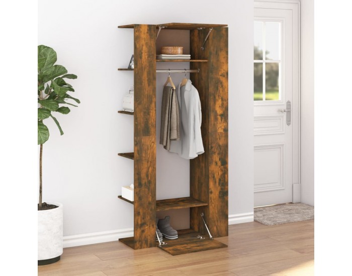 Sonata H Шкафове за антре, 2 бр, опушен дъб, инженерно дърво