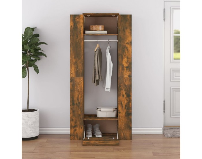 Sonata H Шкафове за антре, 2 бр, опушен дъб, инженерно дърво