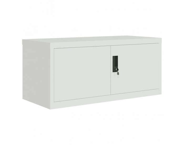 Sonata H Шкаф за папки светлосив 90x40x110 см стомана