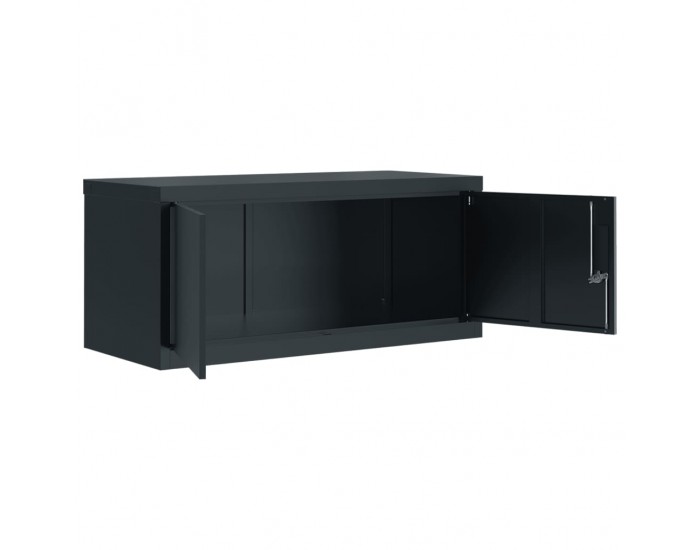 Sonata H Шкаф за папки антрацит 90x40x110 см стомана