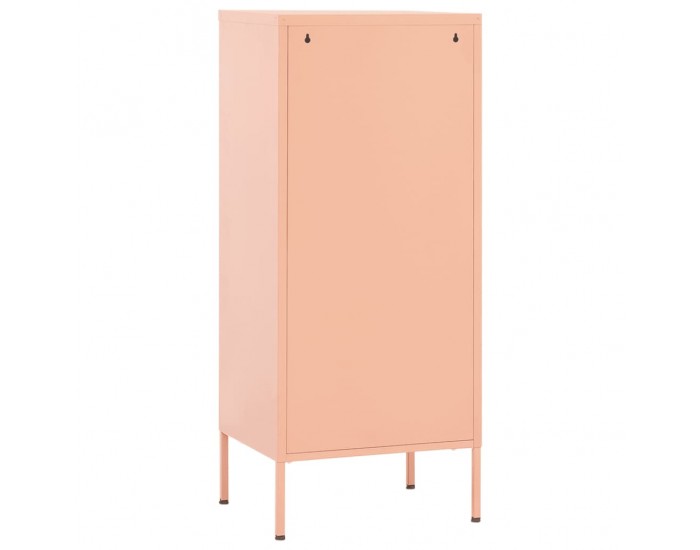 Sonata H Шкаф за съхранение, розов, 42,5x35x101,5 см, стомана