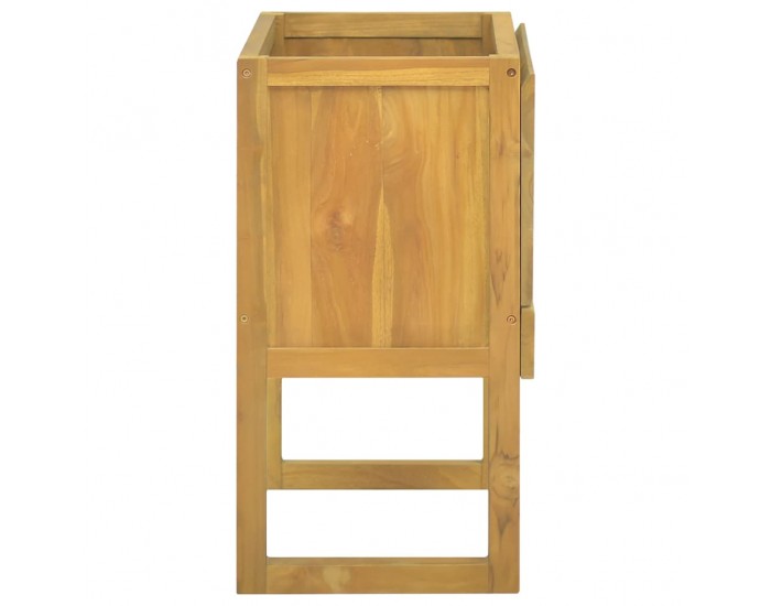 Sonata H Шкаф за баня, 60x40x75 см, тиково дърво масив