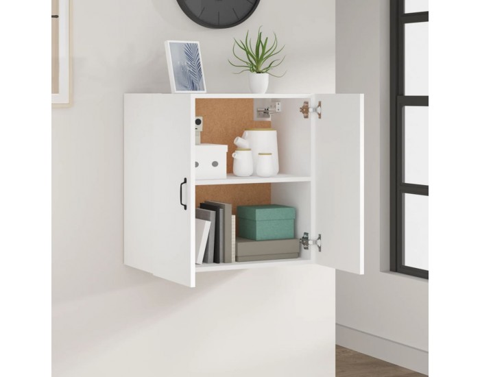 Sonata H Стенен шкаф, бял, 60x31x60 см, инженерно дърво