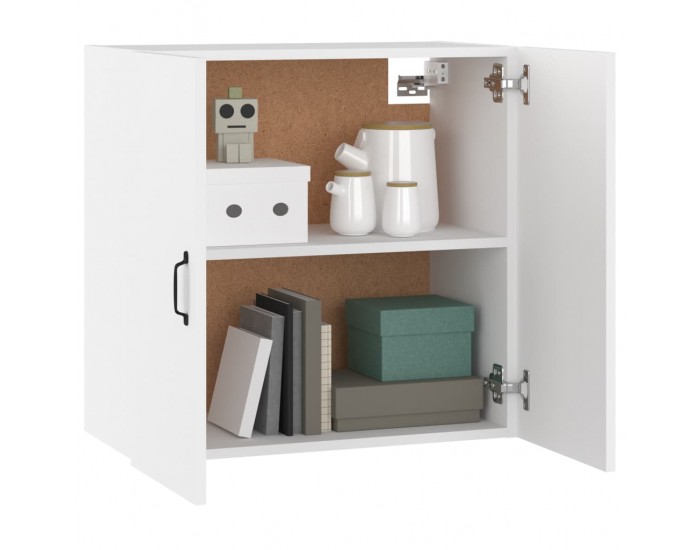 Sonata H Стенен шкаф, бял, 60x31x60 см, инженерно дърво