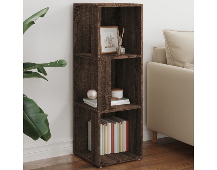 Sonata H Ъглов шкаф, кафяв дъб, 33x33x100 см, инженерно дърво