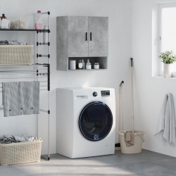 Sonata H Стенен шкаф, бетонно сив, 60x31x70 см, инженерно дърво - Гардероби