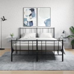 Sonata H Нощни шкафчета за стенен монтаж 2 бр бетонно сиви 35x35x20 см - Гардероби