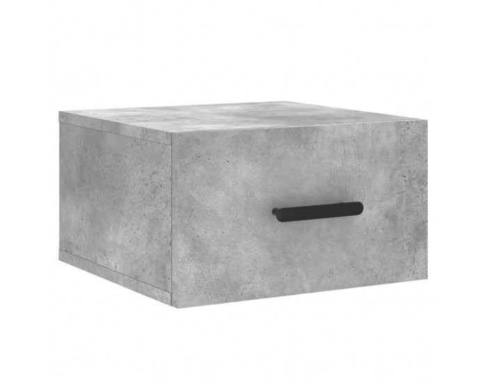Sonata H Нощни шкафчета за стенен монтаж 2 бр бетонно сиви 35x35x20 см
