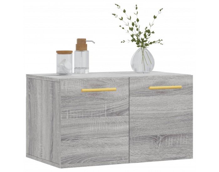 Sonata H Стенен шкаф, сив сонома, 60x36,5x35 см, инженерно дърво