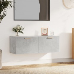 Sonata H Стенен шкаф, бетонно сив, 100x36,5x35 см, инженерно дърво - Гардероби