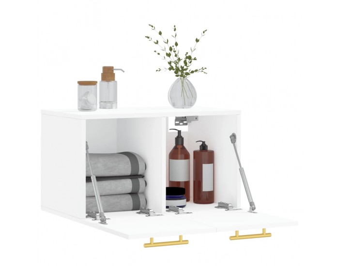 Sonata H Стенен шкаф, бял, 60x36,5x35 см, инженерно дърво