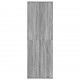 Sonata H Висок шкаф, сив сонома, 60x35x180 см, инженерно дърво