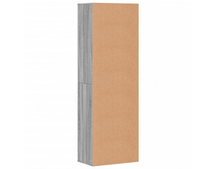 Sonata H Висок шкаф, сив сонома, 60x35x180 см, инженерно дърво