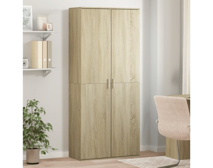 Sonata H Висок шкаф, сонома дъб, 80x35x180 см, инженерно дърво