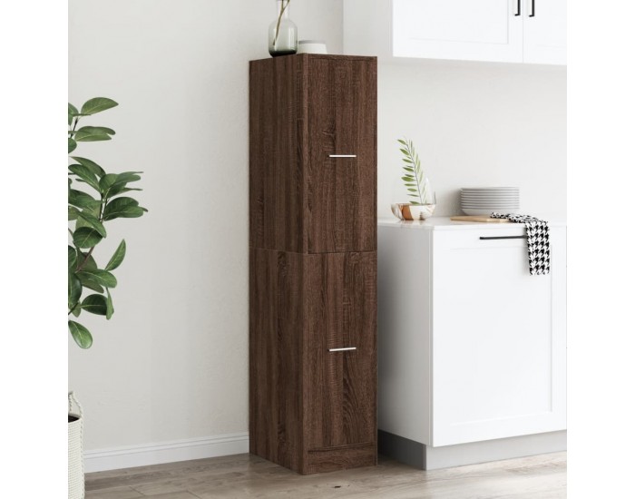 Sonata H Шкаф органайзер, кафяв дъб, 30x41x144,5 см, инженерно дърво