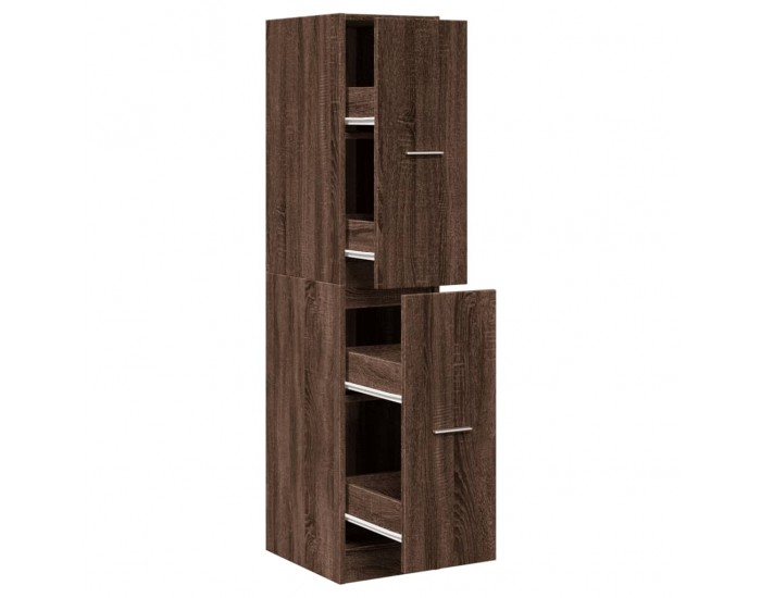 Sonata H Шкаф органайзер, кафяв дъб, 30x41x144,5 см, инженерно дърво