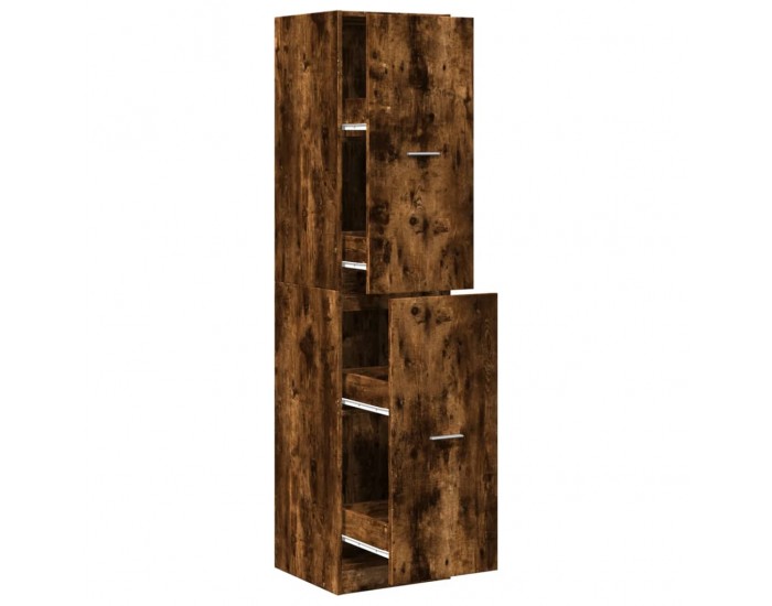 Sonata H Шкаф органайзер, опушен дъб, 40x41x174,5 см, инженерно дърво