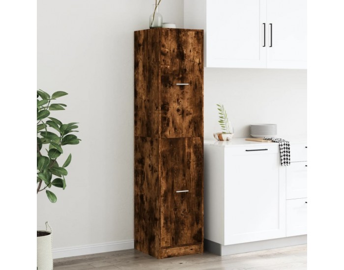 Sonata H Шкаф органайзер, опушен дъб, 40x41x174,5 см, инженерно дърво