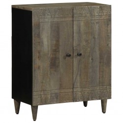 Sonata H Шкаф Светло сив 60x33,5x75 cm Масивна дървесина Манго Sonata H Шкаф Светло сив 60x33,5x75 cm Масивна дървесина Манго - Гардероби