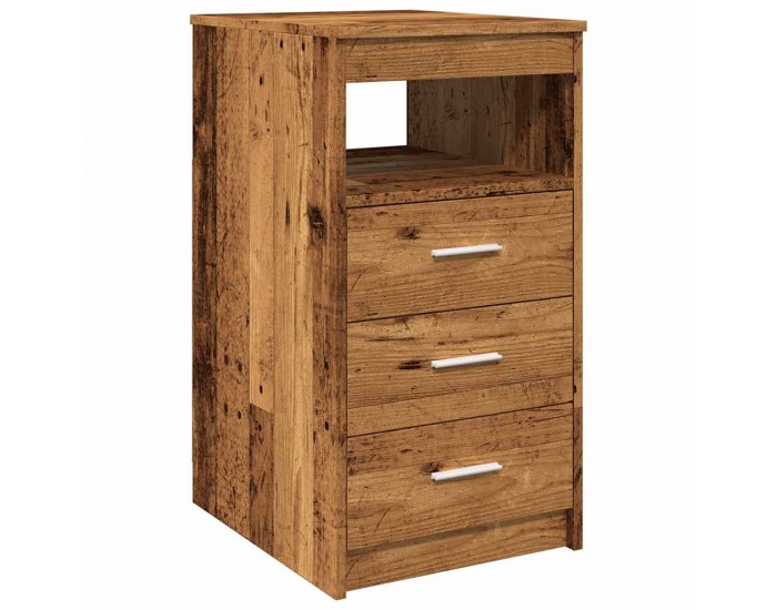 Sonata H Шкаф с чекмеджета от старо дърво 40x50x76cm Инженерна дървесина