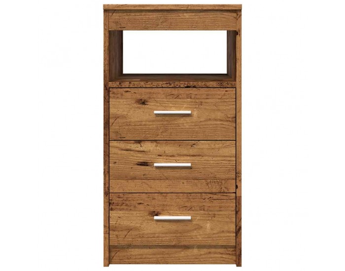 Sonata H Шкаф с чекмеджета от старо дърво 40x50x76cm Инженерна дървесина