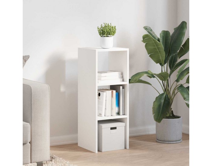 Sonata H Стелаж за книги с възможност за подреждане в бяло 30x30x80 cm