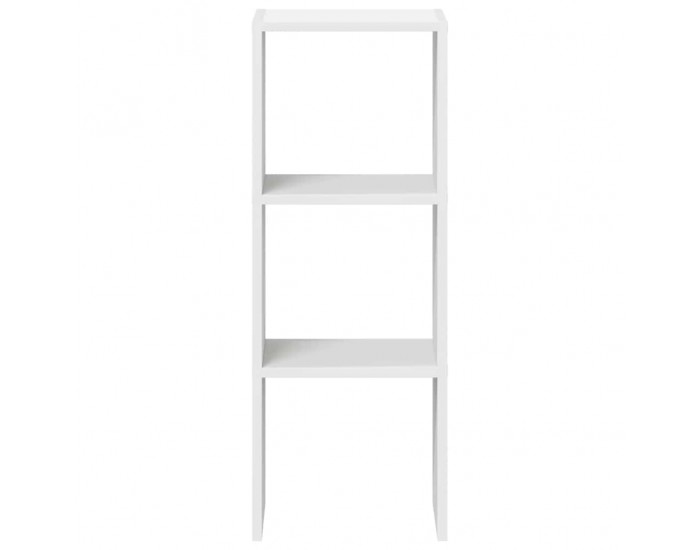Sonata H Стелаж за книги с възможност за подреждане в бяло 30x30x80 cm