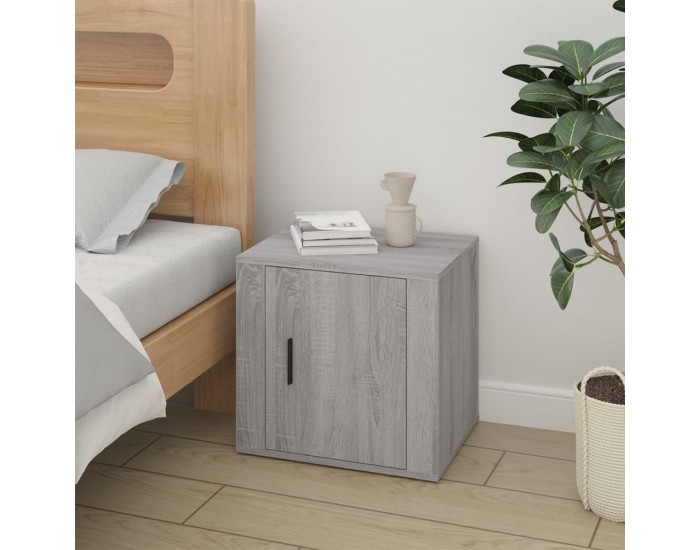 Sonata H Нощно шкафче, сив сонома, 50x39x47 см