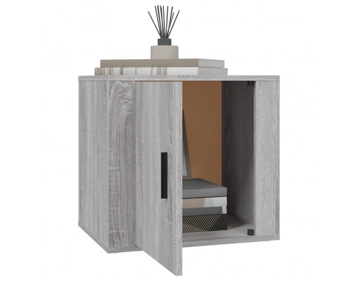 Sonata H Нощно шкафче, сив сонома, 50x39x47 см