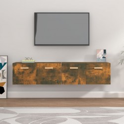Sonata H Стенни шкафове 2 бр Опушен дъб 80x35x36,5 см инженерно дърво Sonata H Стенни шкафове 2 бр Опушен дъб 80x35x36,5 см инженерно дърво - Гардероби