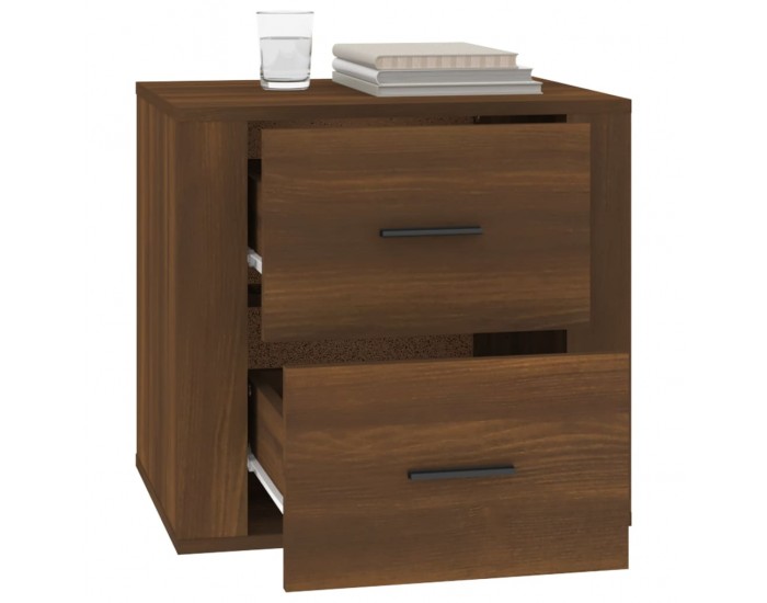 Sonata H Нощно шкафче, кафяв дъб, 50x39x47 см