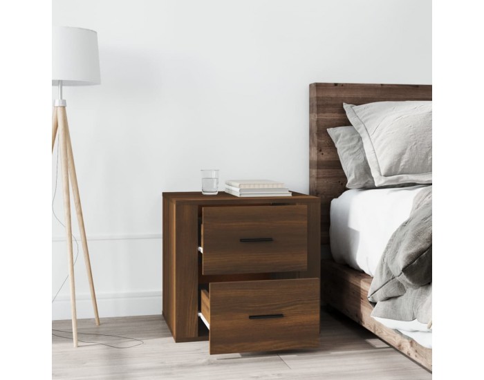 Sonata H Нощно шкафче, кафяв дъб, 50x39x47 см
