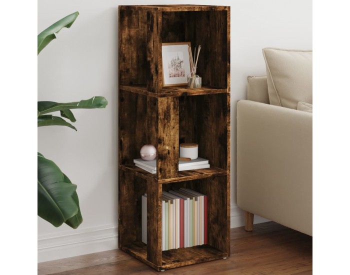 Sonata H Ъглов шкаф, опушен дъб, 33x33x100 см, инженерно дърво