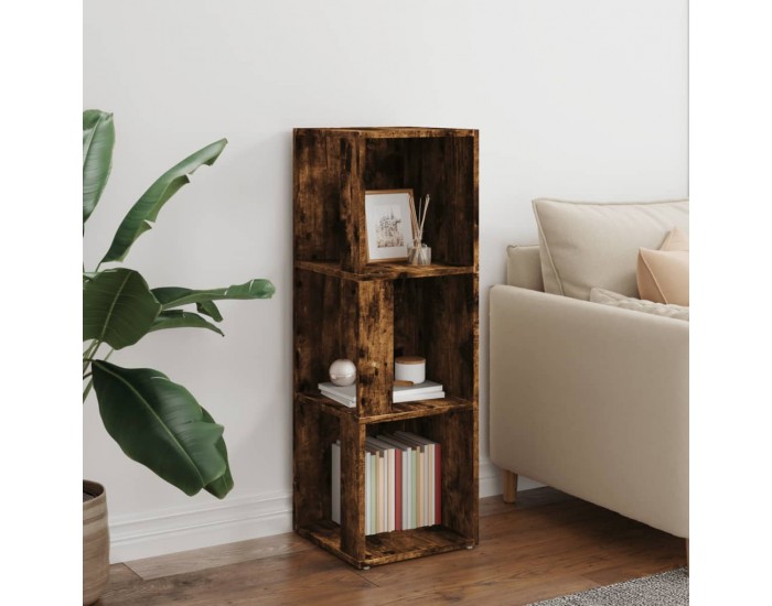 Sonata H Ъглов шкаф, опушен дъб, 33x33x100 см, инженерно дърво