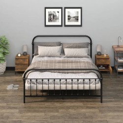 Sonata H Нощни шкафчета 2 бр опушен дъб 40x35x50 см - Гардероби