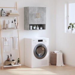 Sonata H Стенен шкаф, бетонно сив, 60x31x70 см, инженерно дърво - Гардероби