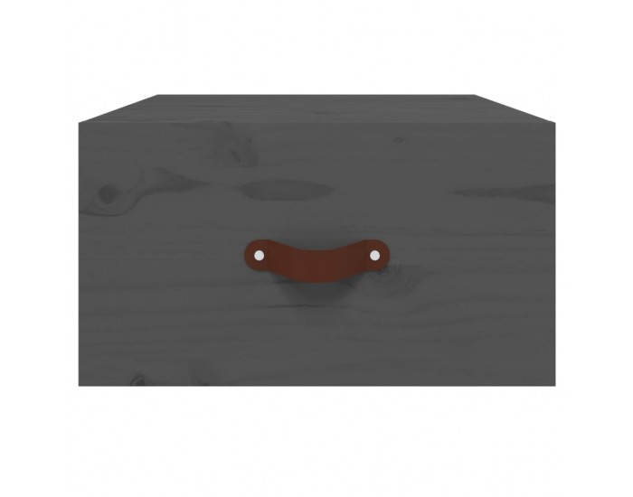 Sonata H Нощно шкафче за стенен монтаж, сиво, 40x29,5x22 см