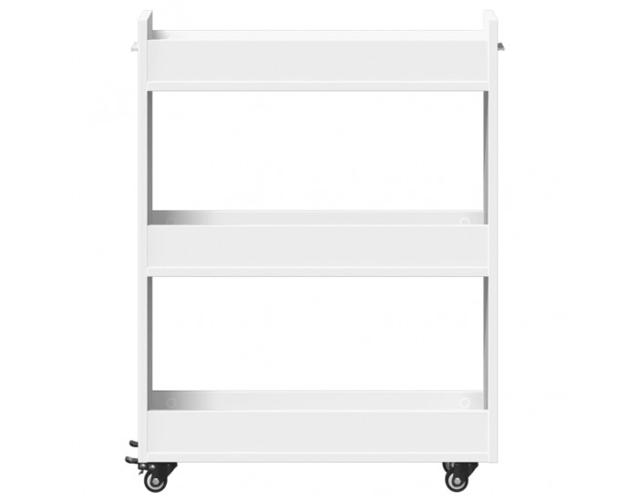 Sonata H Шкаф с колелца, бял, 60x22x79 см, инженерно дърво