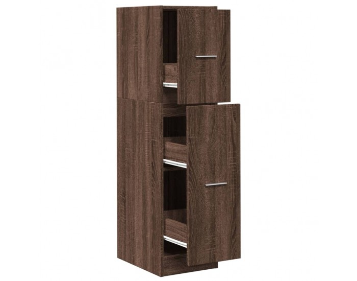 Sonata H Шкаф органайзер, кафяв дъб, 30x41x118 см, инженерно дърво