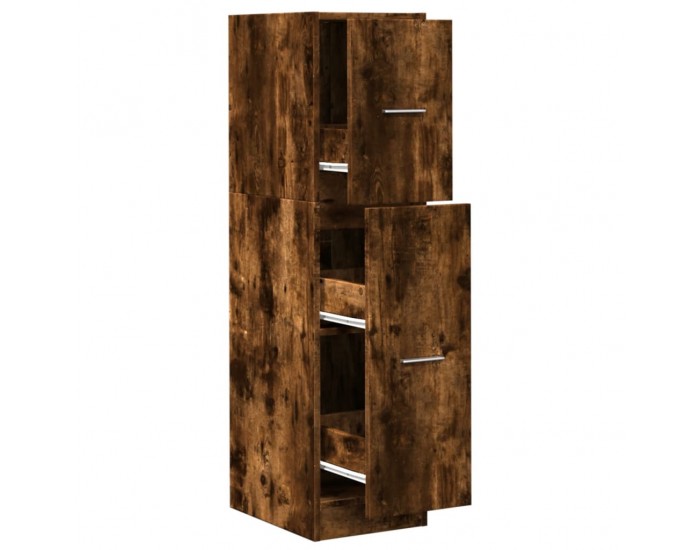 Sonata H Шкаф органайзер, опушен дъб, 30x41x118 см, инженерно дърво