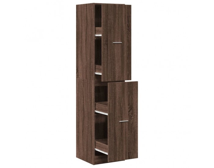 Sonata H Шкаф органайзер, кафяв дъб, 40x41x174,5 см, инженерно дърво