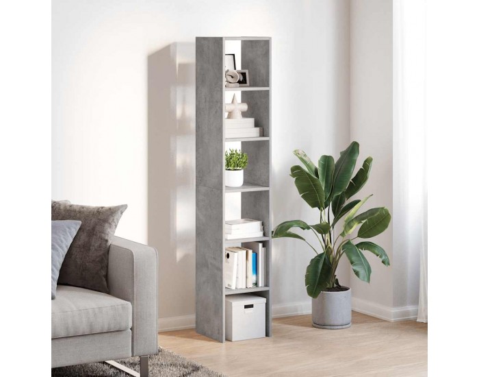 Sonata H Библиотеки 2бр стифиращи бетонно сив 30x30x80см инженерно дърво