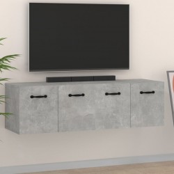 Sonata H Стенни шкафове 2 бр бетонно сиви 80x35x36,5 см инженерно дърво Sonata H Стенни шкафове 2 бр бетонно сиви 80x35x36,5 см инженерно дърво - Гардероби