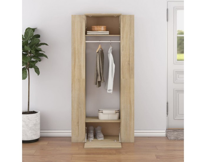 Sonata H Шкафове за антре, 2 бр, сонома дъб, инженерно дърво