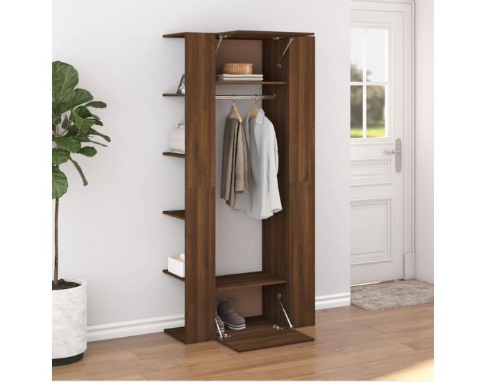 Sonata H Шкафове за антре, 2 бр, kафяв дъб, инженерно дърво