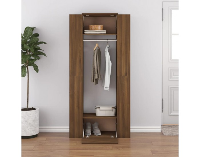 Sonata H Шкафове за антре, 2 бр, kафяв дъб, инженерно дърво