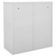 Sonata H Заключващи шкафове 2 бр светлосиво/червено 90x45x92,5см стомана