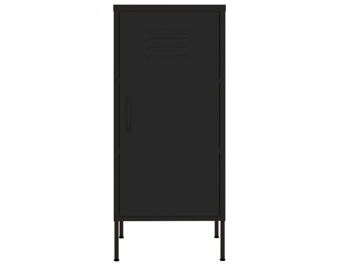 Sonata H Шкаф за съхранение, черен, 42,5x35x101,5 см, стомана