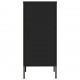 Sonata H Шкаф за съхранение, черен, 42,5x35x101,5 см, стомана
